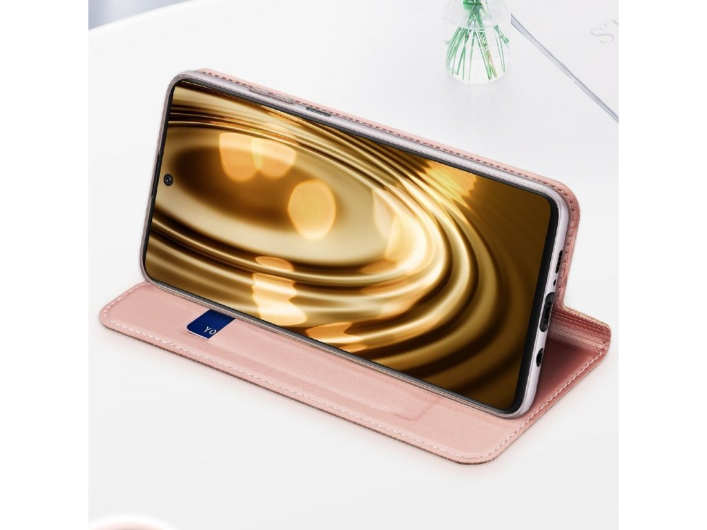 Skin Pro pouzdro s klapkou Samsung Galaxy M51 růžové