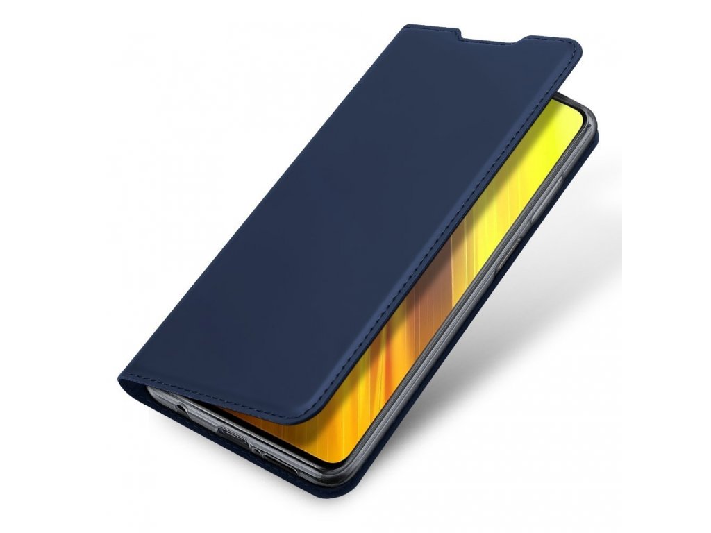 Skin Pro pouzdro s klapkou Xiaomi Poco M3 / Xiaomi Redmi 9T modré