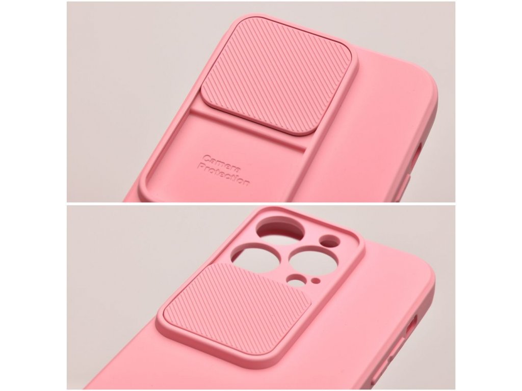 Pouzdro SLIDE pro IPHONE 15 - světle růžové