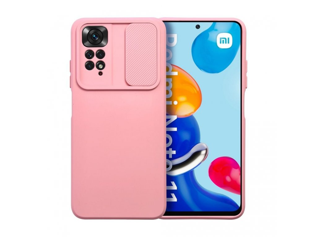 Pouzdro Slide pro Xiaomi Redmi 9C - světle růžové