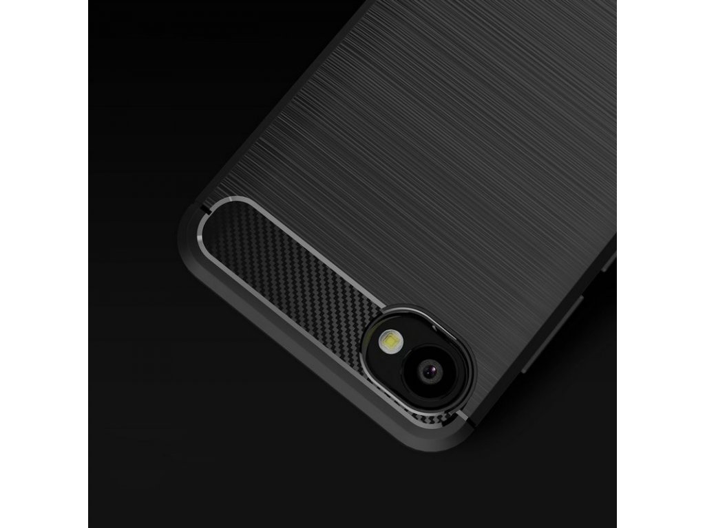 Slim Carbon elastické pouzdro HTC Desire 12 černé