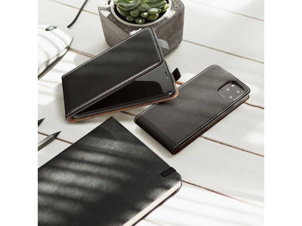 Slim Flexi Fresh Vertikální pouzdro pro SAMSUNG Galaxy A21 černé