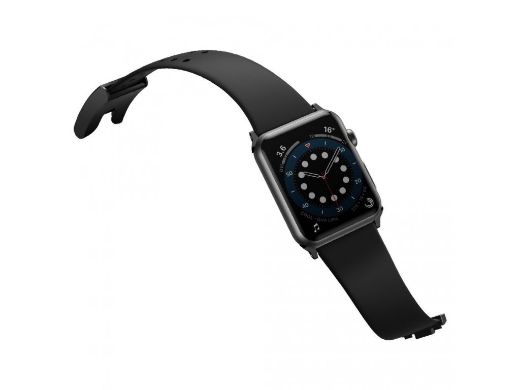 Slip-Thru řemínek pro Apple Watch 3/4/5/6/SE 38 mm/40 mm černý (LBWSE-01)