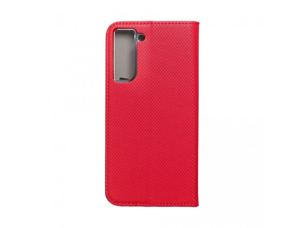 Smart Case knížkové pouzdro pro SAMSUNG Galaxy S21 FE červené