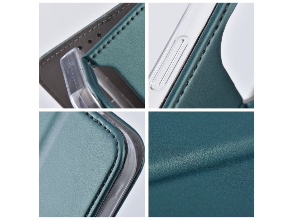 Smart Magneto book case for IPHONE 14 PLUS dark green