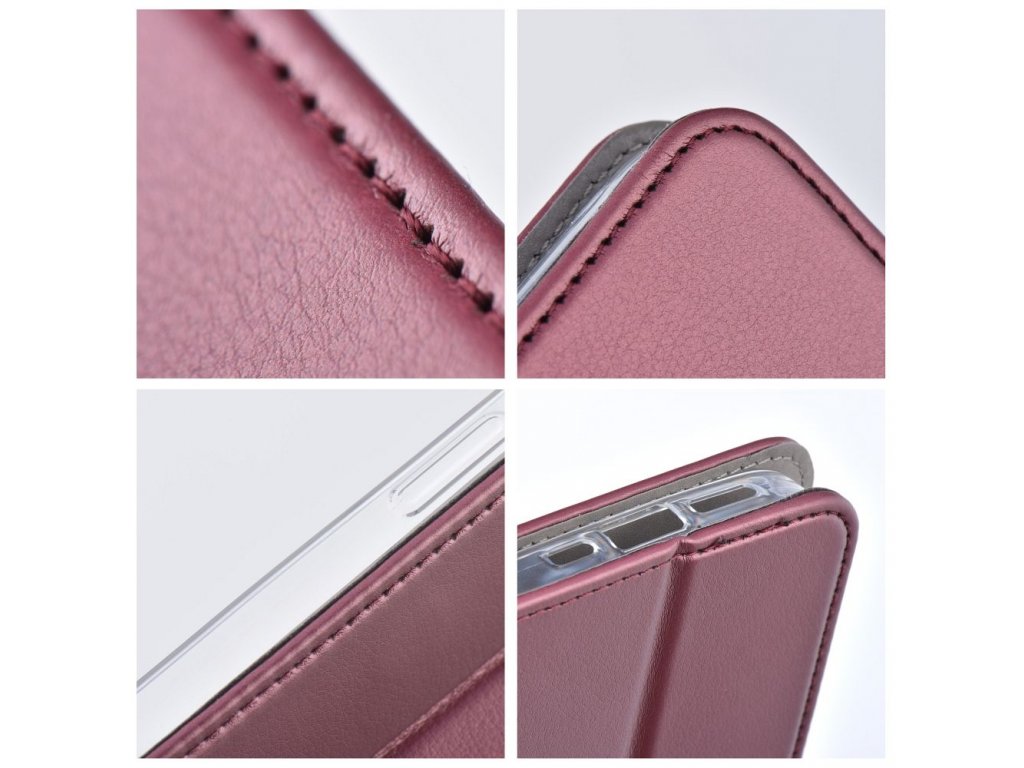 Pouzdro Smart Magneto pro IPHONE 15 - burgundy