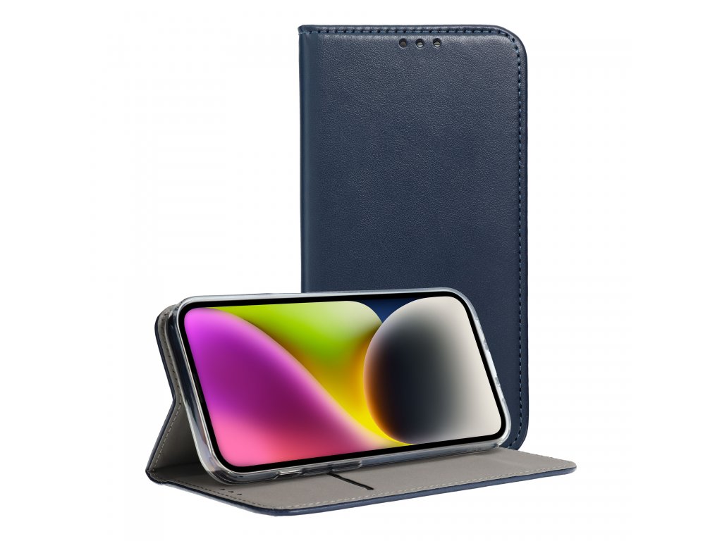 Smart Magneto book case for IPHONE 15 PLUS navy