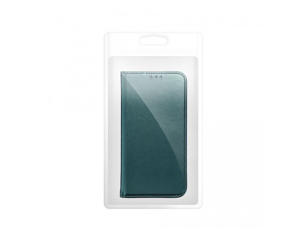 Smart Magneto book case for MOTOROLA G14 dark green