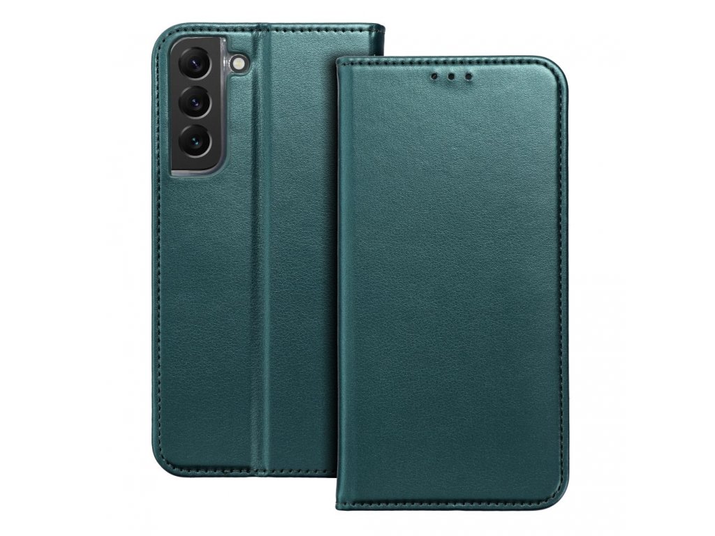 Smart Magneto book case for SAMSUNG S23 FE dark green