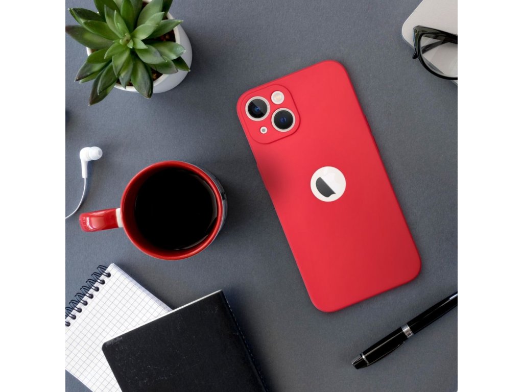 SOFT Case for IPHONE 15 PLUS red