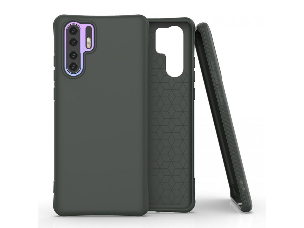 Soft Color Case elastické gelové pouzdro Huawei P30 Pro tmavě zelené