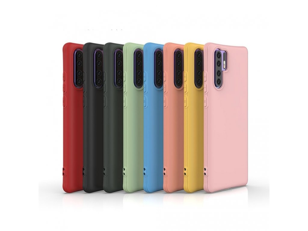 Soft Color Case elastické gelové pouzdro Huawei P30 Pro tmavě zelené