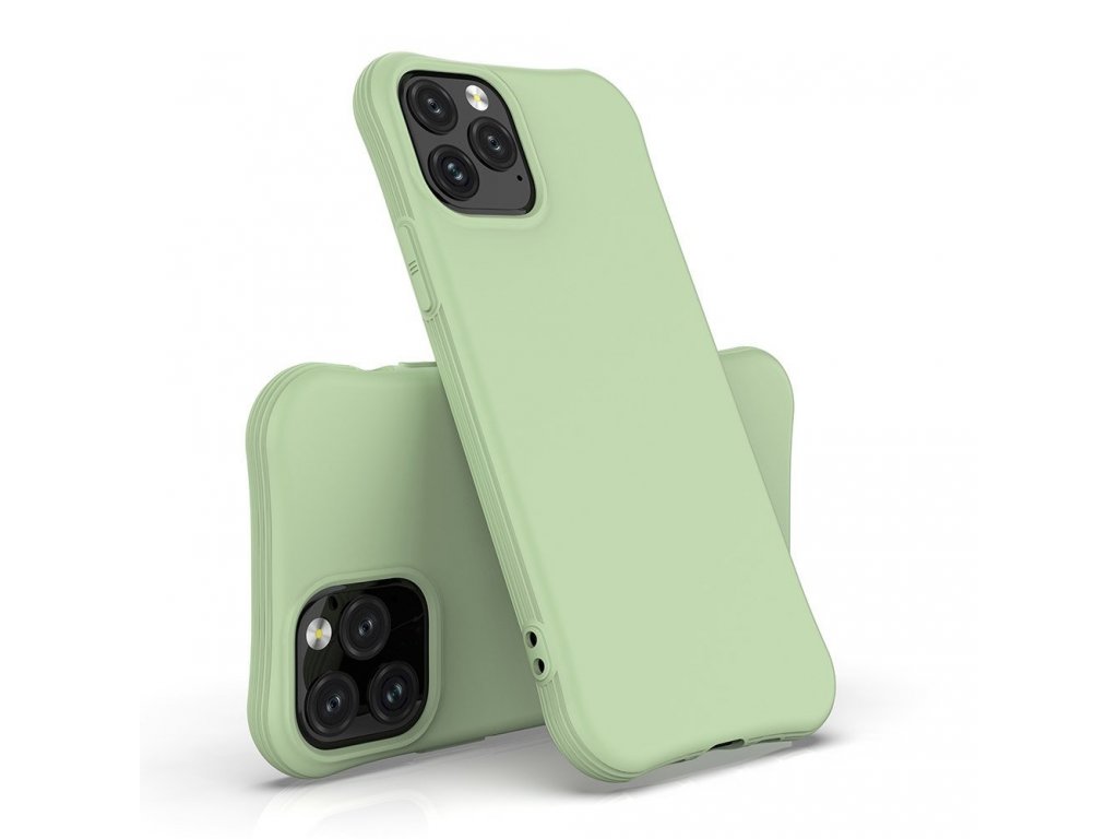 Soft Color Case elastické gelové pouzdro iPhone 11 Pro Max tmavě zelené