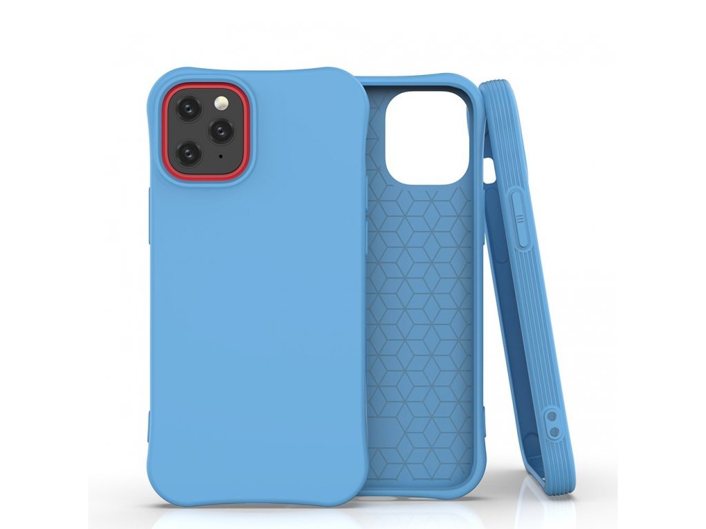 Soft Color Case elastické gelové pouzdro iPhone 12 mini modré