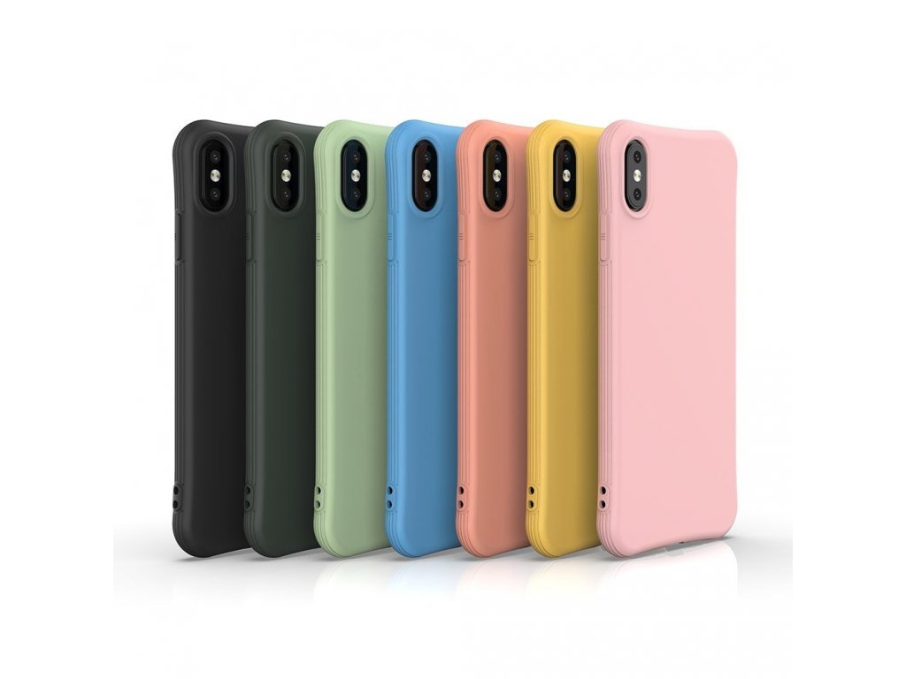 Soft Color Case elastické gelové pouzdro iPhone XS / iPhone X červené