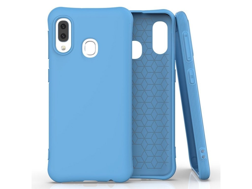 Soft Color Case elastické gelové pouzdro Samsung Galaxy A20e modré