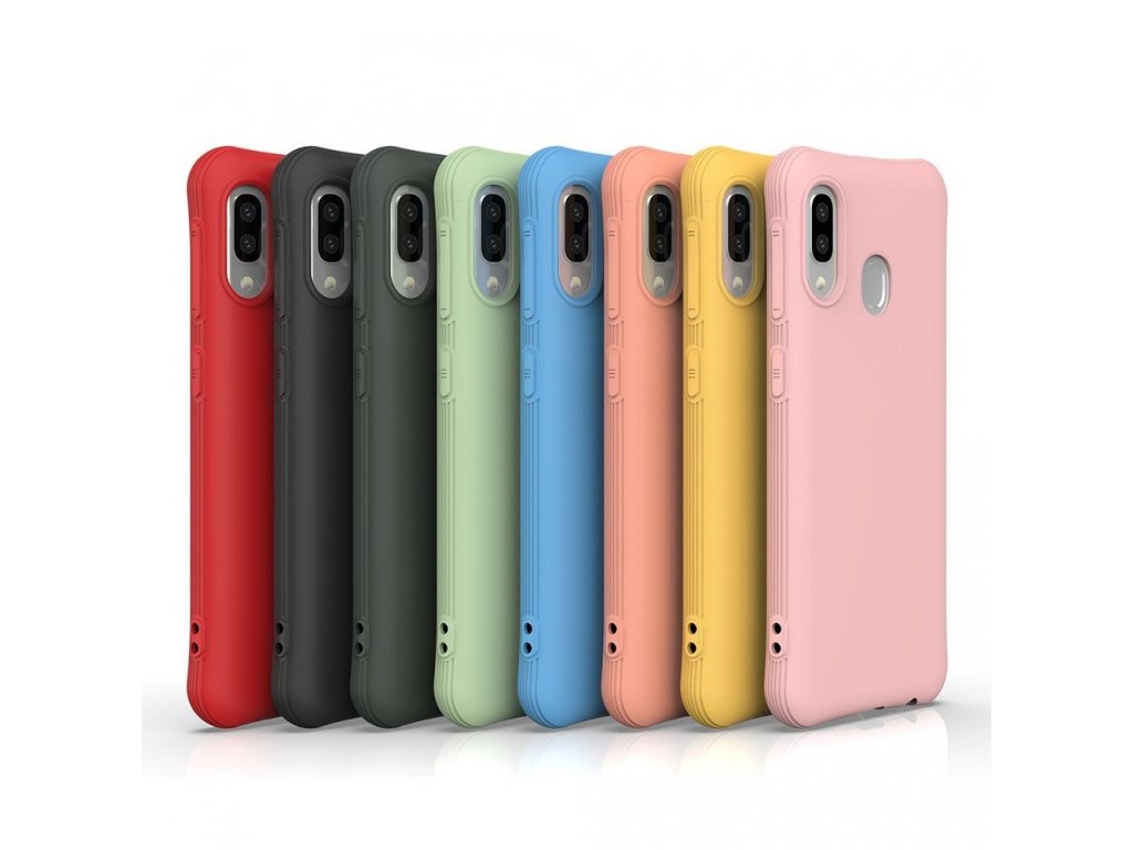 Soft Color Case elastické gelové pouzdro Samsung Galaxy A20e modré