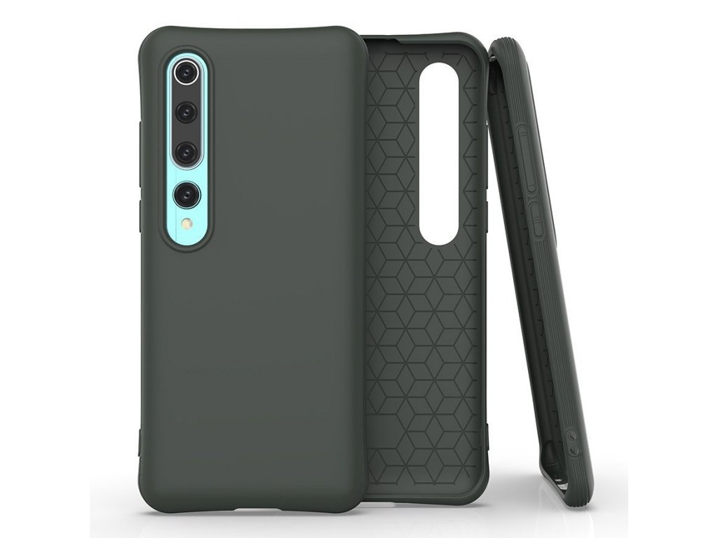 Soft Color Case elastické gelové pouzdro Xiaomi Mi 10 Pro / Xiaomi Mi 10 tmavě zelené