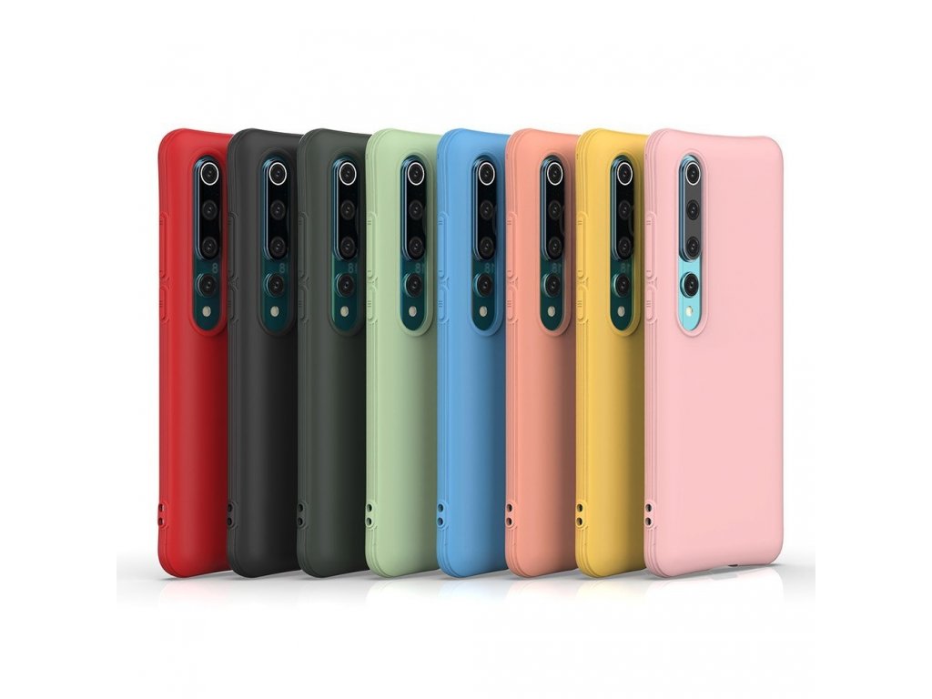 Soft Color Case elastické gelové pouzdro Xiaomi Mi 10 Pro / Xiaomi Mi 10 tmavě zelené