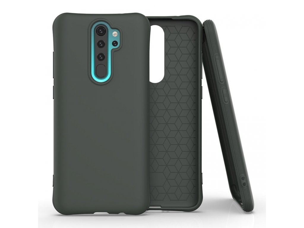 Soft Color Case elastické gelové pouzdro Xiaomi Redmi Note 8 Pro tmavě zelené