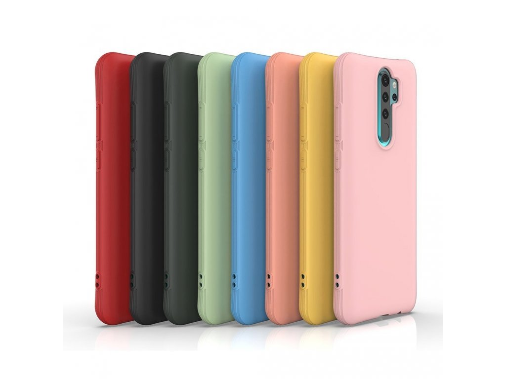 Soft Color Case elastické gelové pouzdro Xiaomi Redmi Note 8 Pro tmavě zelené