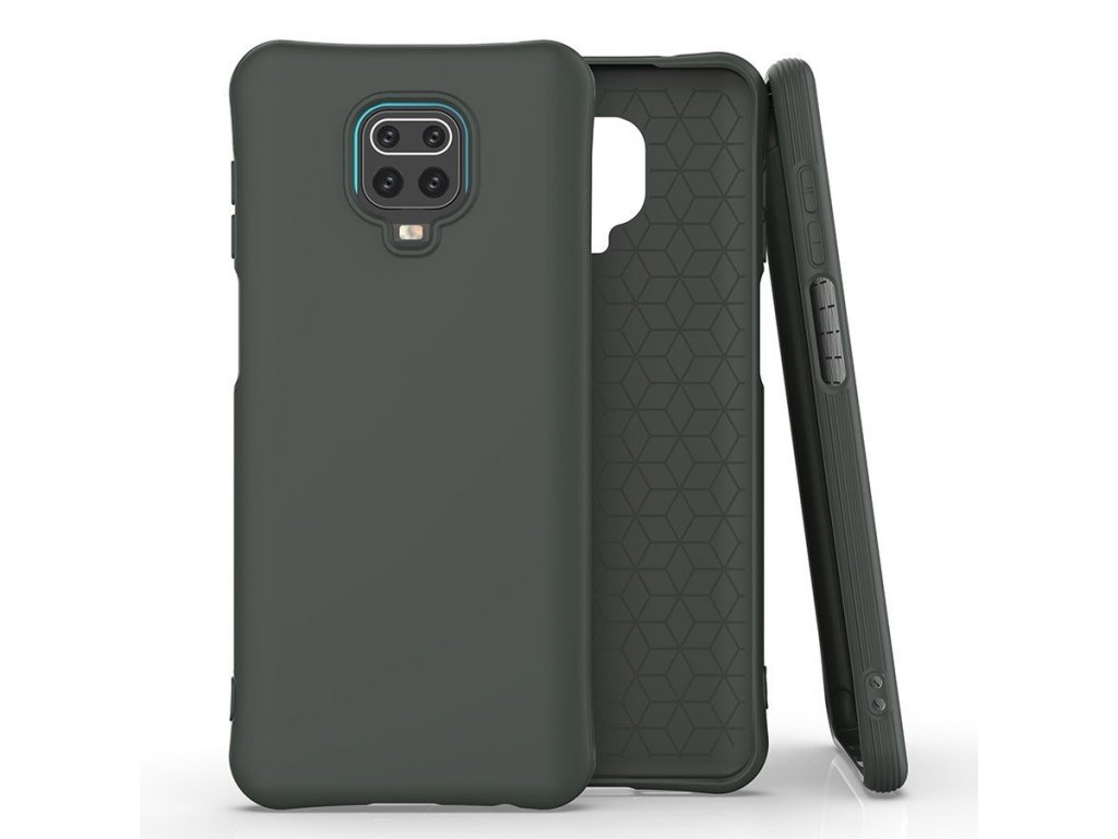 Soft Color Case elastické gelové pouzdro Xiaomi Redmi Note 9 Pro / Redmi Note 9S tmavě zelené