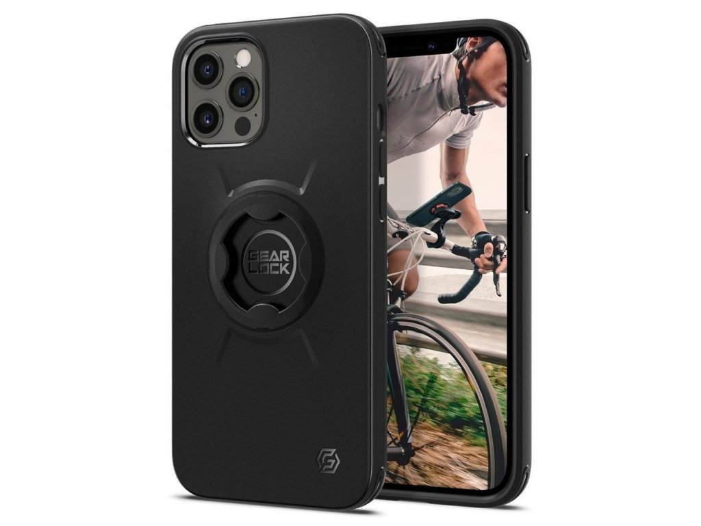 Spigen cyklistické pouzdro Gearlock GCF131 iPhone 12 Pro Max černé