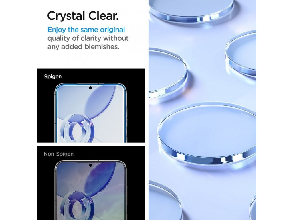 SPIGEN GLAS.TR ”EZ FIT” 2-pack for SAMSUNG S23 PLUS transparent