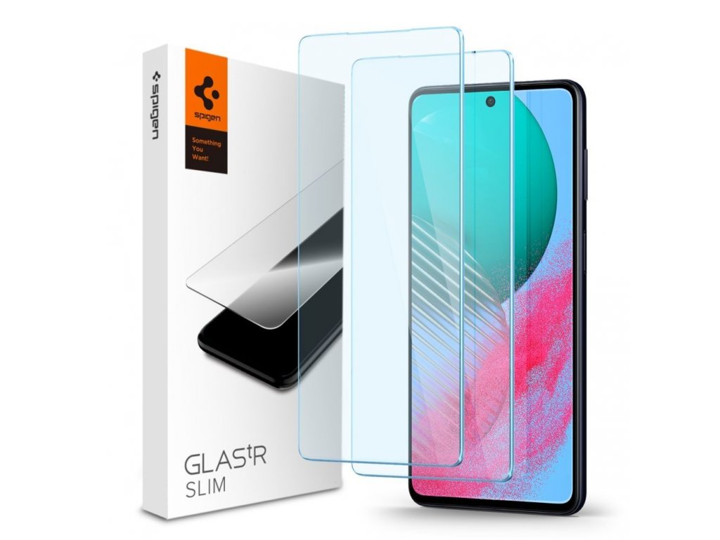 SPIGEN GLAS.TR SLIM 2-PACK for SAMSUNG M54 5G transparent