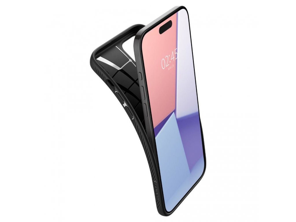 Pouzdro SPIGEN LIQUID AIR pro IPHONE 15 PRO MAX - černé