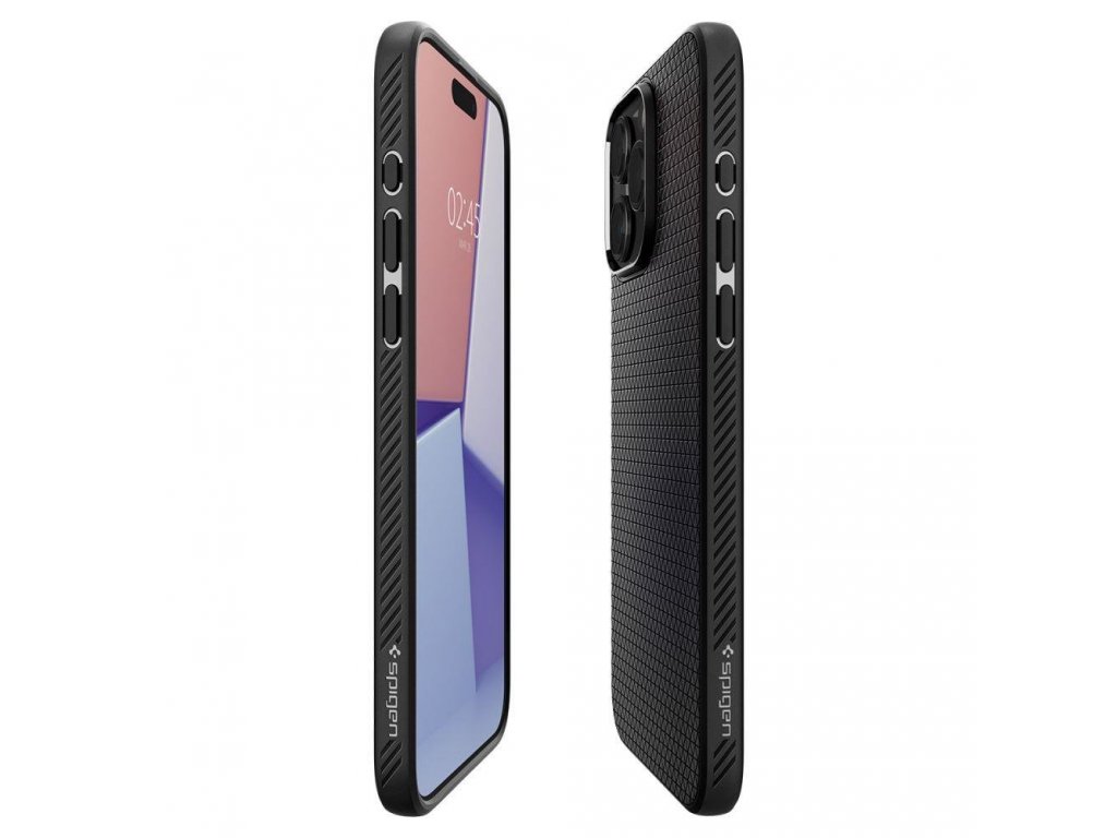 Pouzdro SPIGEN LIQUID AIR pro IPHONE 15 PRO MAX - černé