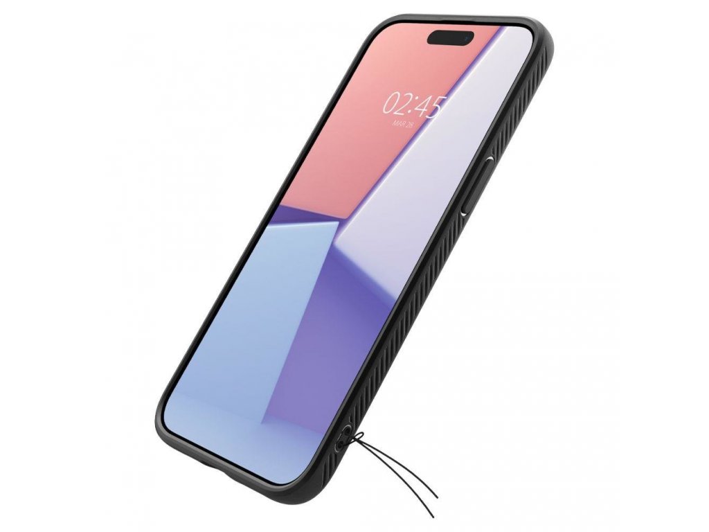 Pouzdro SPIGEN LIQUID AIR pro IPHONE 15 PRO MAX - černé