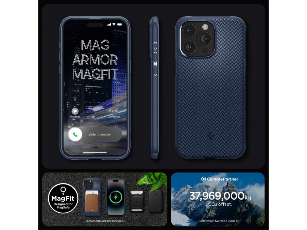 Kryt SPIGEN MAG ARMOR MAGSAFE pro IPHONE 15 PRO MAX - námořnicky modrý