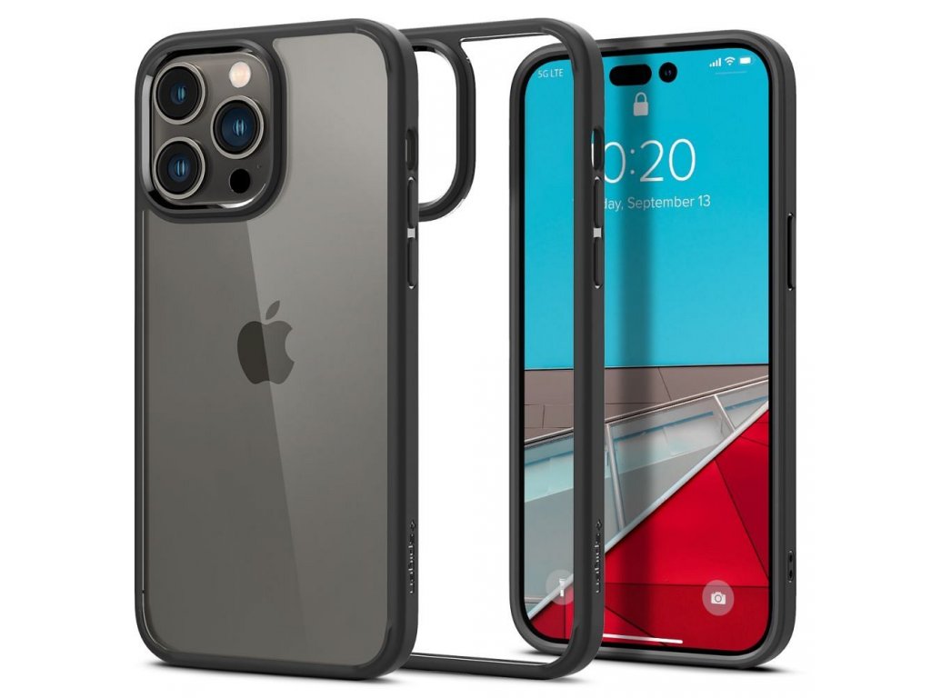 SPIGEN Ultra Hybrid case for IPHONE 14 PRO matte black