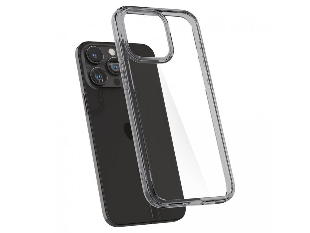 Pouzdro SPIGEN Ultra Hybrid pro IPHONE 15 PRO - tmavě šedé