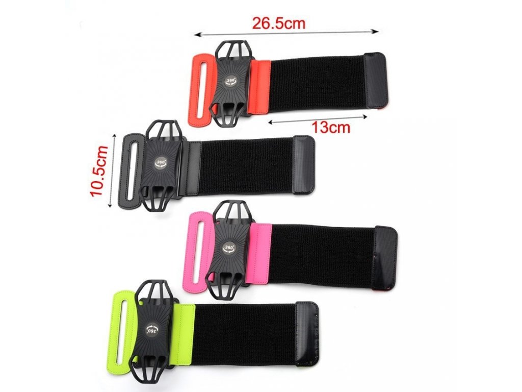 Sportovní běžecký pásek / armband na zápěstí pro telefon do 6'' palců růžový