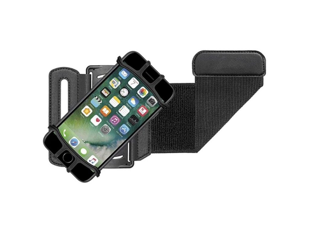 Sportovní běžecký pásek / armband na zápěstí pro telefon do 6'' palců růžový