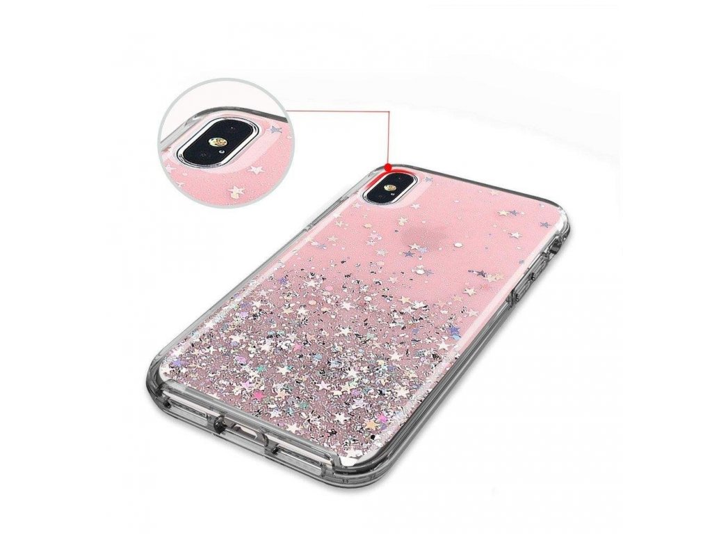 Star Glitter lesklé pouzdro s brokátem iPhone 11 Pro průsvitné