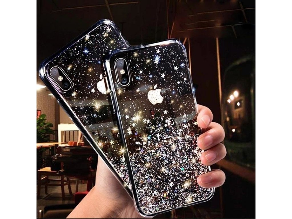 Star Glitter lesklé pouzdro s brokátem iPhone 11 Pro průsvitné