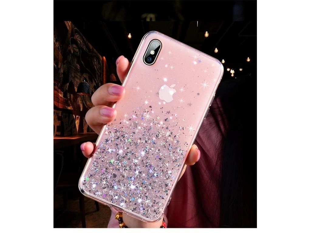 Star Glitter lesklé pouzdro s brokátem iPhone 11 Pro průsvitné