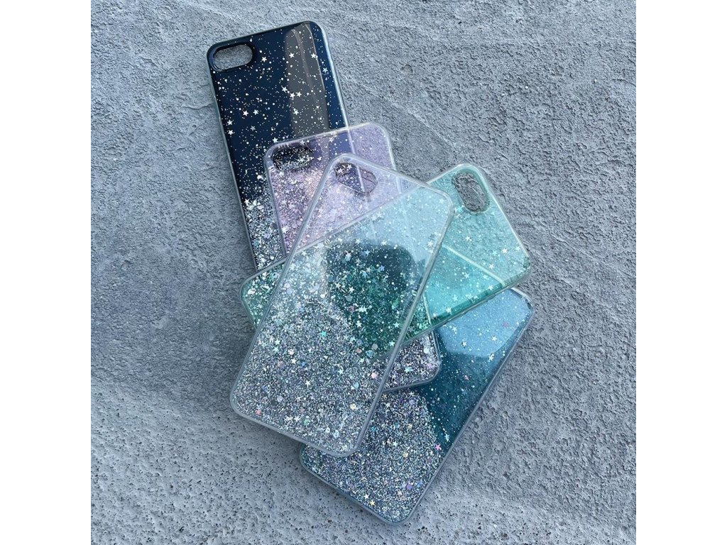 Star Glitter obal na mobil Xiaomi Poco M3 / Xiaomi Redmi 9T růžový