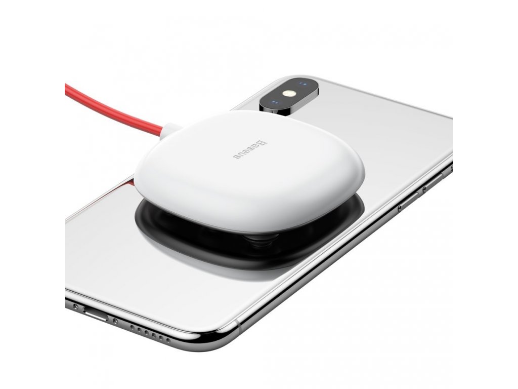 Suction Cup Wireless Charger bezdrátová nabíječka Qi s přísavkou (WXXP-02) bílá