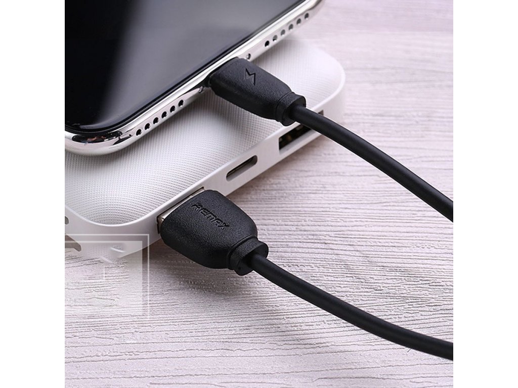 Suji RC-134i kabel USB / Lightning 2.1A 1M černý