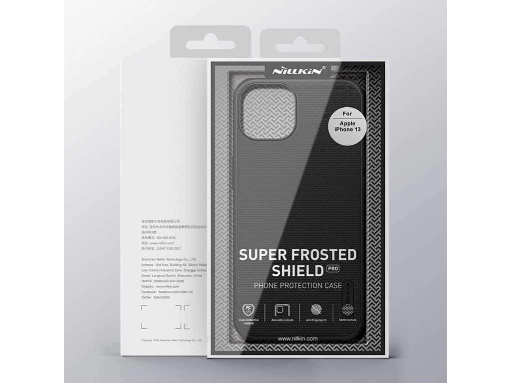 Super Frosted Shield zesílený kryt + stojánek iPhone 13 černý