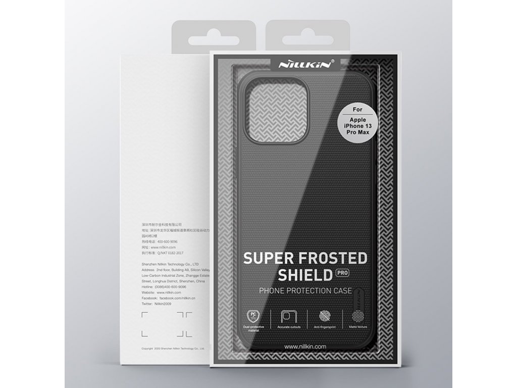 Super Frosted Shield zesílený kryt + stojánek iPhone 13 Pro Max černý