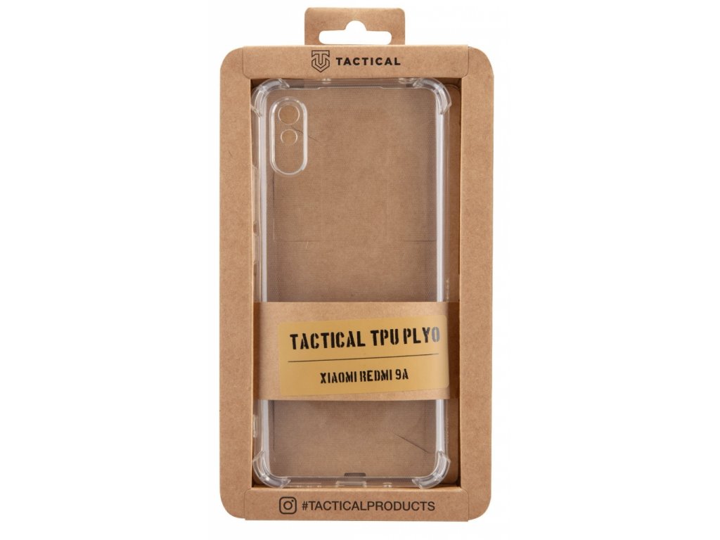 Tactical TPU Plyo Kryt pro Xiaomi Redmi 9A Transparent