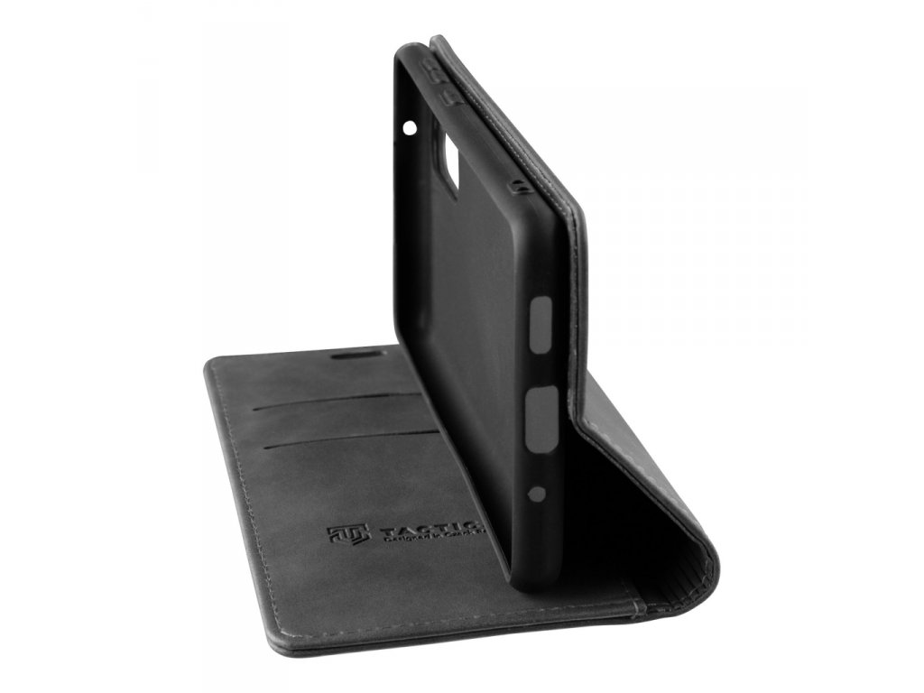 Tactical Xproof PU Kožené Book Pouzdro pro Apple iPhone 12/12 Pro Black Hawk