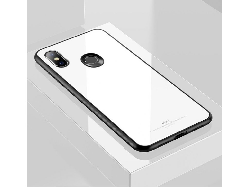 Tempered Glass Case pouzdro z tvrzeného skla Xiaomi Mi 8 SE bílé