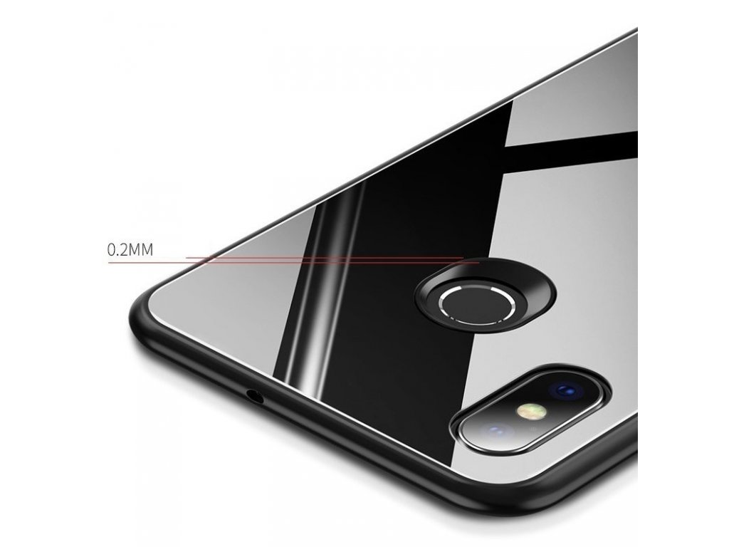 Tempered Glass Case pouzdro z tvrzeného skla Xiaomi Mi 8 SE černé