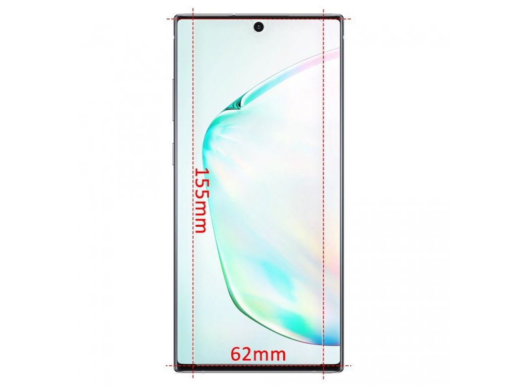 Tempered Glass SCO (Screen Center Only) tvrzené sklo 9H Samsung Note 10 Plus